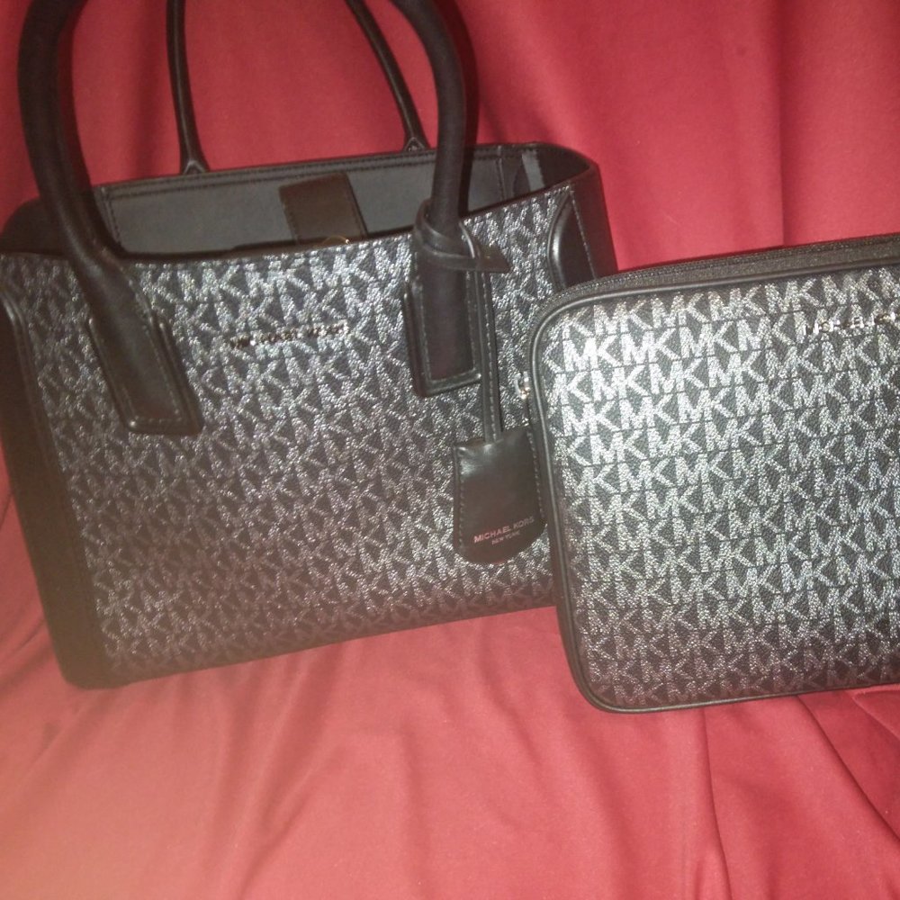 Michael Kors bag with iPad case